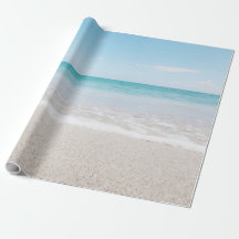 Ocean Wrapping Paper Beach Wedding Ocean I Light