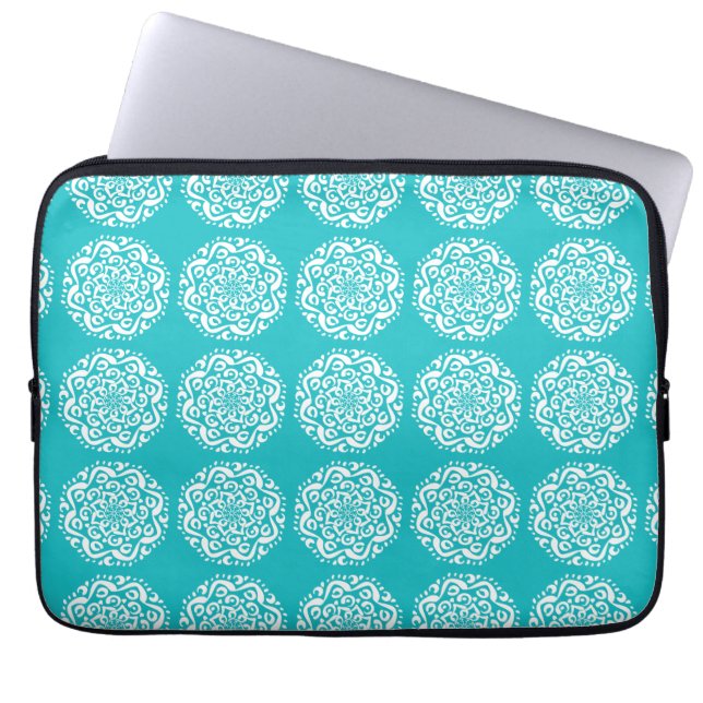 Oceana Mandala Laptop Sleeve (Front)