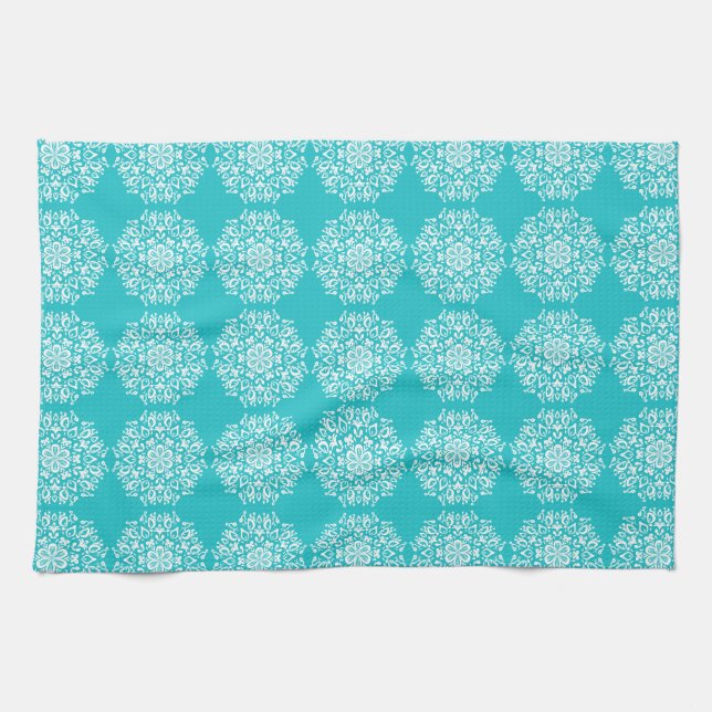 Oceana Mandala Tea Towel (Horizontal)