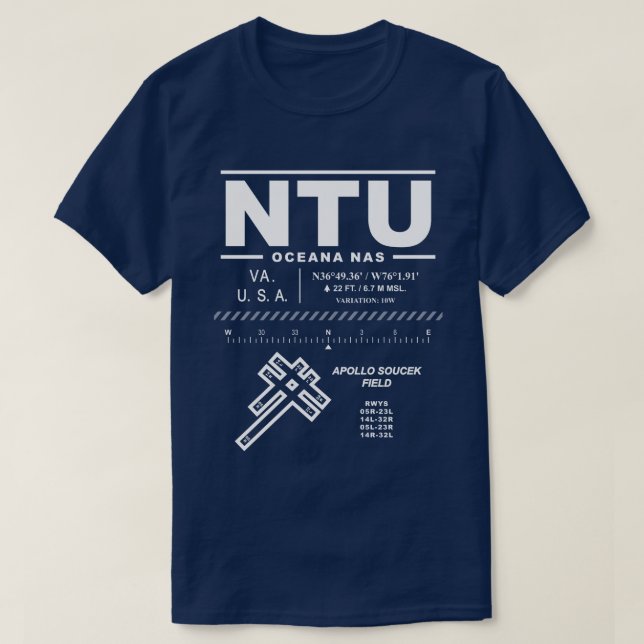 Oceana NAS /Apollo Soucek Field NTU T-Shirt (Design Front)