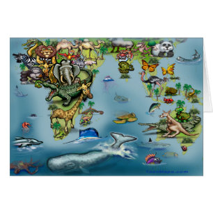 Oceania Africa World Map
