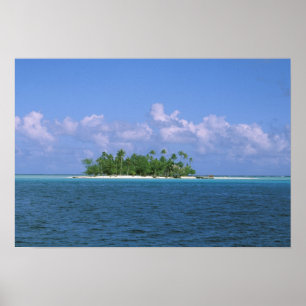 Oceania, French Polynesia, Tahiti. Small Poster