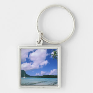 Oceania, French Polynesia, Tahiti. View of Key Ring