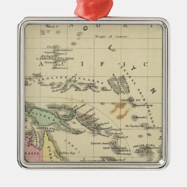 Oceania Metal Tree Decoration (Front)