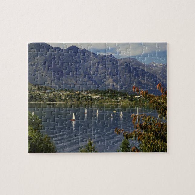 Oceania, New Zealand, South Island, Queenstwon. Jigsaw Puzzle (Horizontal)