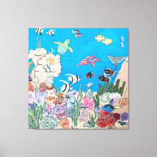 Oceania on Canvas Print