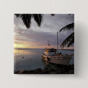 Oceania, Polynesia, Cook Islands, Aitutaki, 15 Cm Square Badge