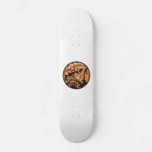Oceania Wood Tattoo Skateboard