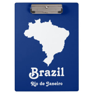 Oceanic Blue Festive Brazil at Emporio Moffa Clipboard