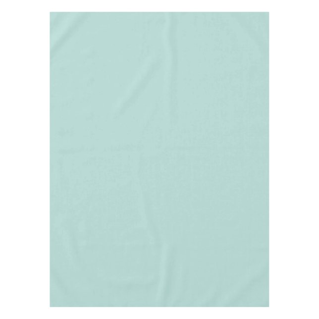 Oceanic Blue-Green Solid Colour Wave Top M450-3 Tablecloth (Front)