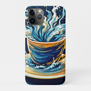 Oceanic Coffee Splash iPhone 11 Pro Case