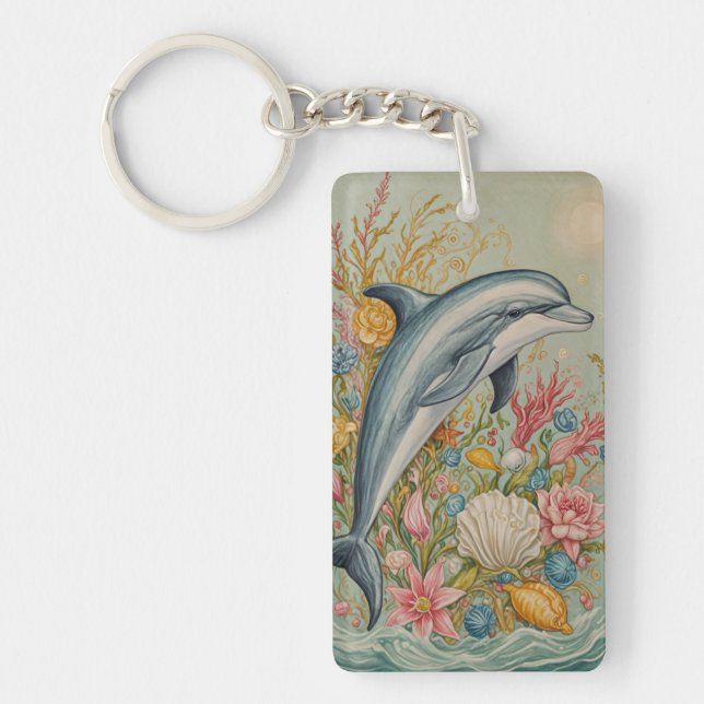 Oceanic Embrace Key Ring (Front)