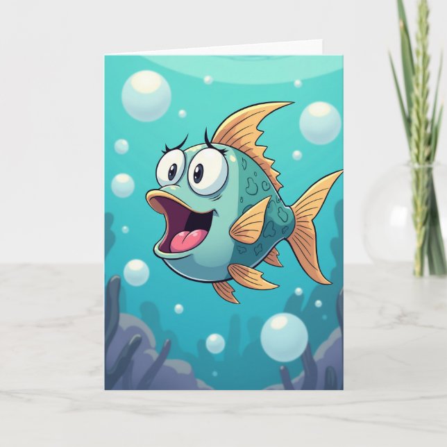 Oceanic Fathers Day Art Card (Front)