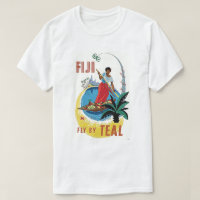 Oceanic Fiji Vintage Travel Art Poster