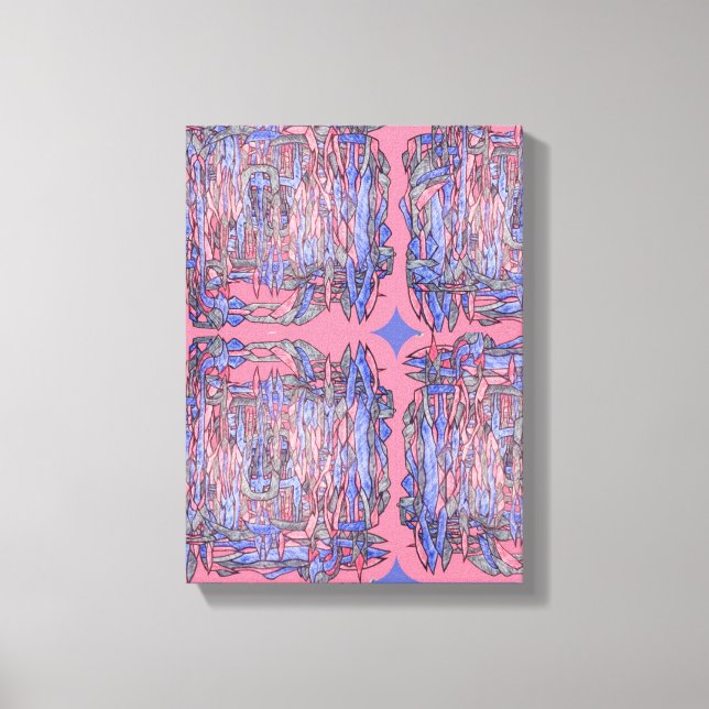 Oceanic Geometry Abstract Wall Art (Front)