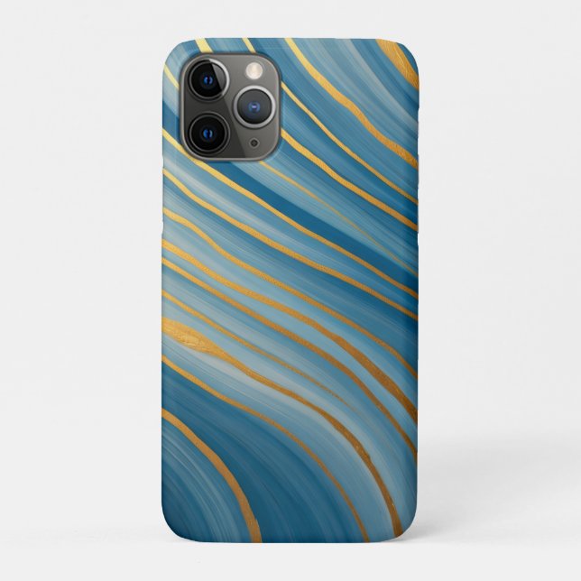 "Oceanic Gold Flow Case-Mate iPhone Case (Back)