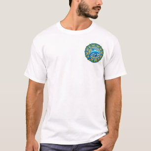 Oceanic Mandala: Dolphin's Embrace
