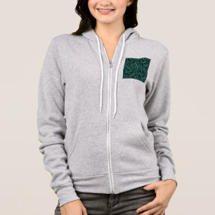 Oceanic Mosaic Crust Texture Abstract Pattern Hoodie