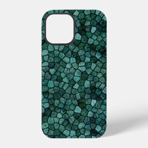 Oceanic Mosaic Crust Texture Abstract Pattern iPhone 12 Case