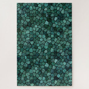 Oceanic Mosaic Crust Texture Abstract Pattern Jigsaw Puzzle