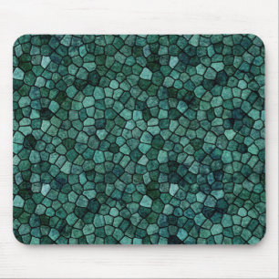 Oceanic Mosaic Crust Texture Abstract Pattern Mouse Mat