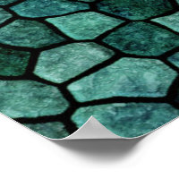 Oceanic Mosaic Crust Texture Abstract Pattern