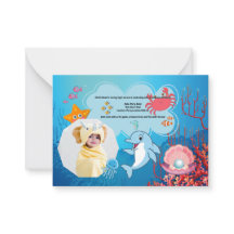 Oceanic Theme Birthday Card
