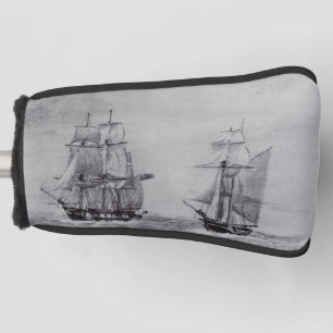 Oceanic Trek Graphic Ships Fine Art Golf Head Cover