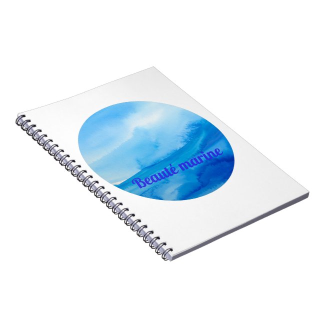 Oceanic Wavy Beauty Notebook (Right Side)