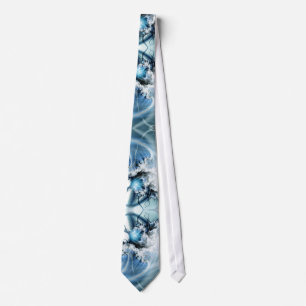 Oceanic Wonder Fractal Tie
