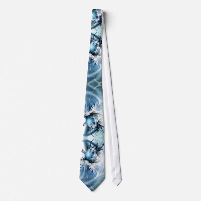 Oceanic Wonder Fractal Tie (Front)