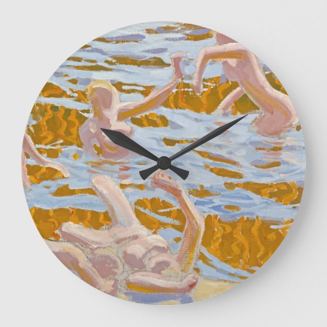 Oceanides: Artful Timekeeper Large Clock (Front)