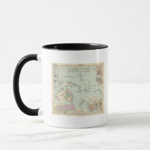 Oceanien - Atlas Map of Oceania Mug