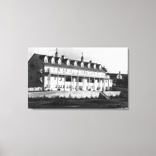 Oceanlake, Oregon View of the Dorchester Inn Canvas Print
