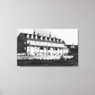 Oceanlake, Oregon View of the Dorchester Inn Canvas Print