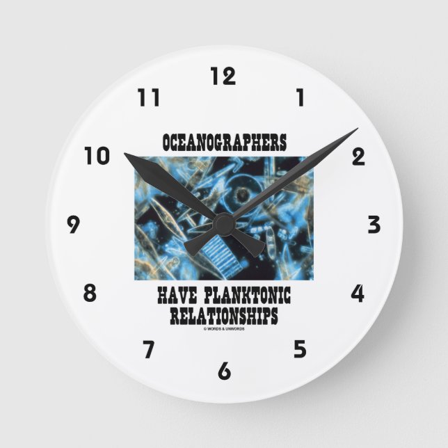 Oceanographers Have Planktonic Relationships Round Clock (Front)