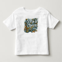 Oceans Day - Ocean and Climate Text with Coral