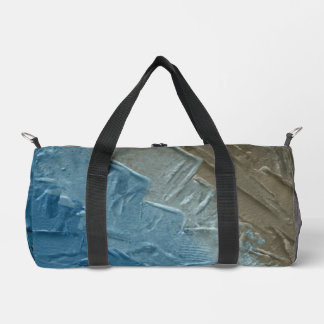 Ocean's Edge: A Digital Painting of Tranquillity Duffle Bag