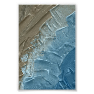 Ocean's Edge: A Digital Painting of Tranquillity Photo Print