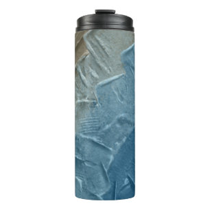 Ocean's Edge: A Digital Painting of Tranquillity Thermal Tumbler