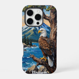 Ocean's Edge: Eagle and Peak iPhone 16 Pro Case