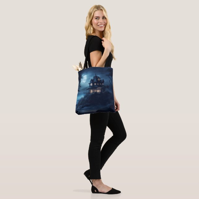 Ocean's Edge Manor Tote Bag (On Model)
