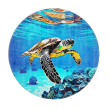 Ocean's Embrace: Sea Turtle's Journey