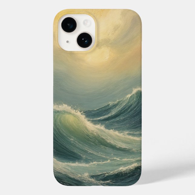 Ocean's Fury at Dawn Case-Mate iPhone Case (Back)