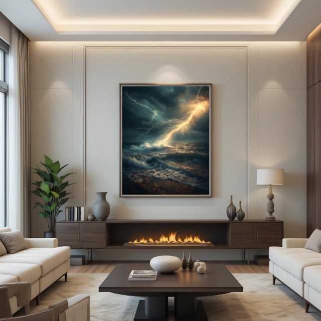 Ocean's Fury Canvas Print (Creator Uploaded)