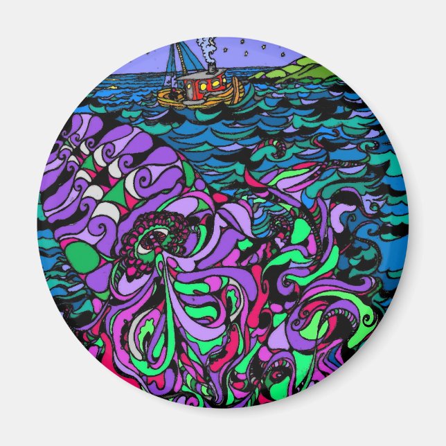 Oceans mystery magnet (Front)