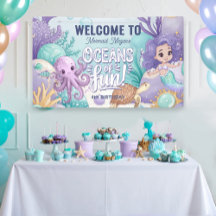 Oceans of Fun Mermaid Birthday V1 ID1142