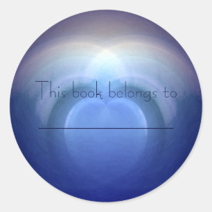 Oceans of Love Wedding Classic Round Sticker