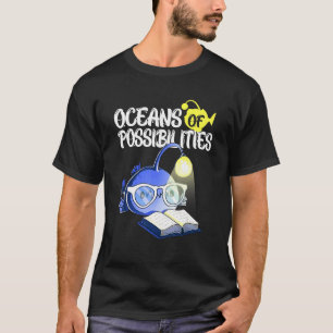 Oceans Of Possibilities Summer Reading 2022 Angler T-Shirt