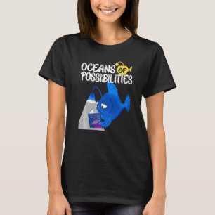 Oceans Of Possibilities Summer Reading 2022 Angler T-Shirt